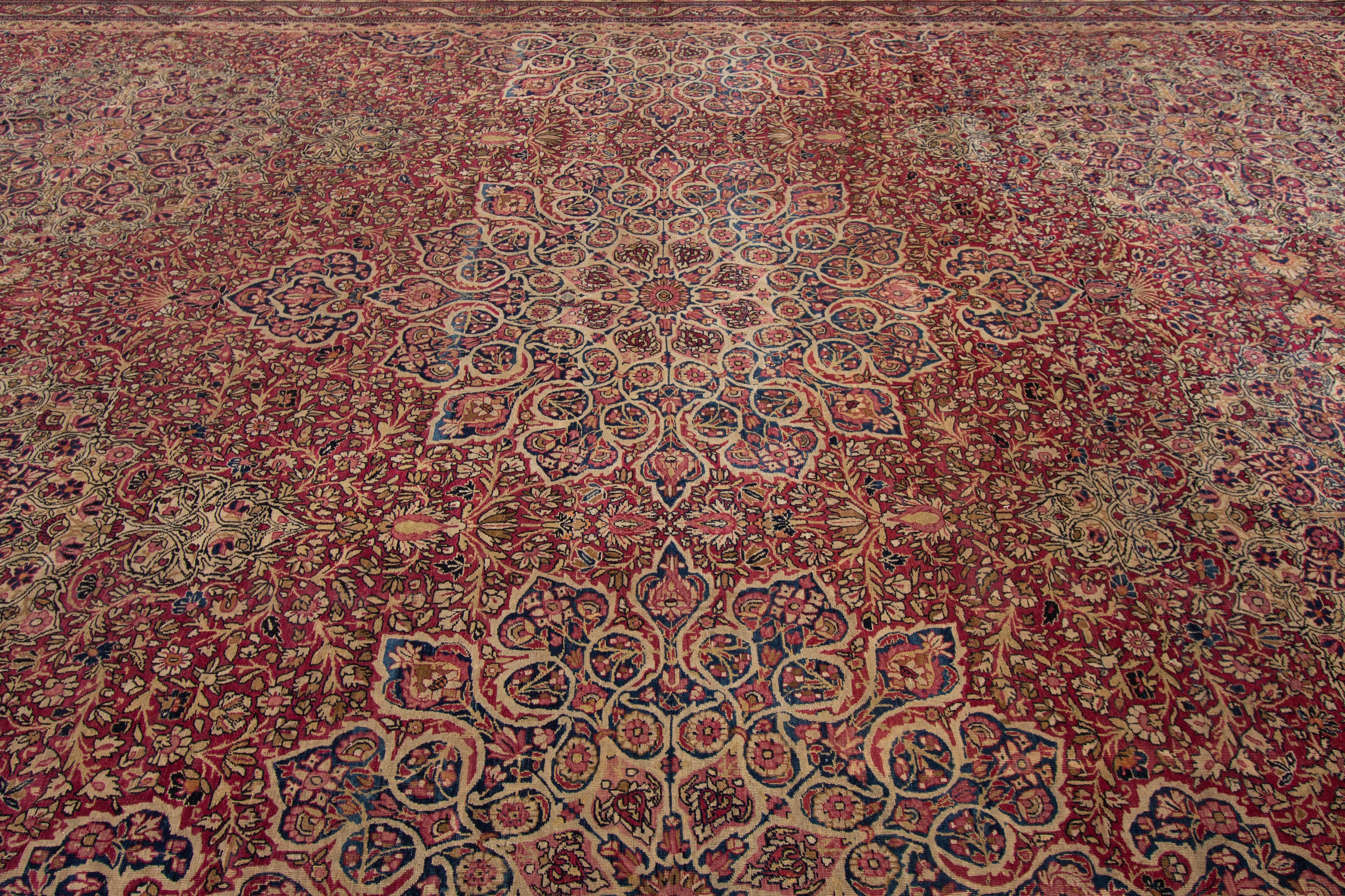 Great Looking Persian 19th Century Antique Kerman Rug For Sale 3