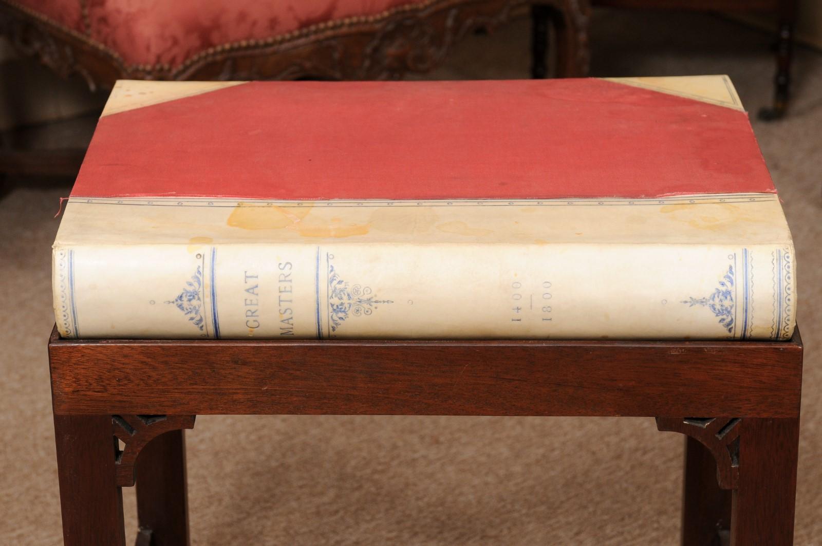 Große Meister 1400-1800 der Kunst, Buch auf Stand, Sir Martin Conway, datiert 1903 im Angebot 5