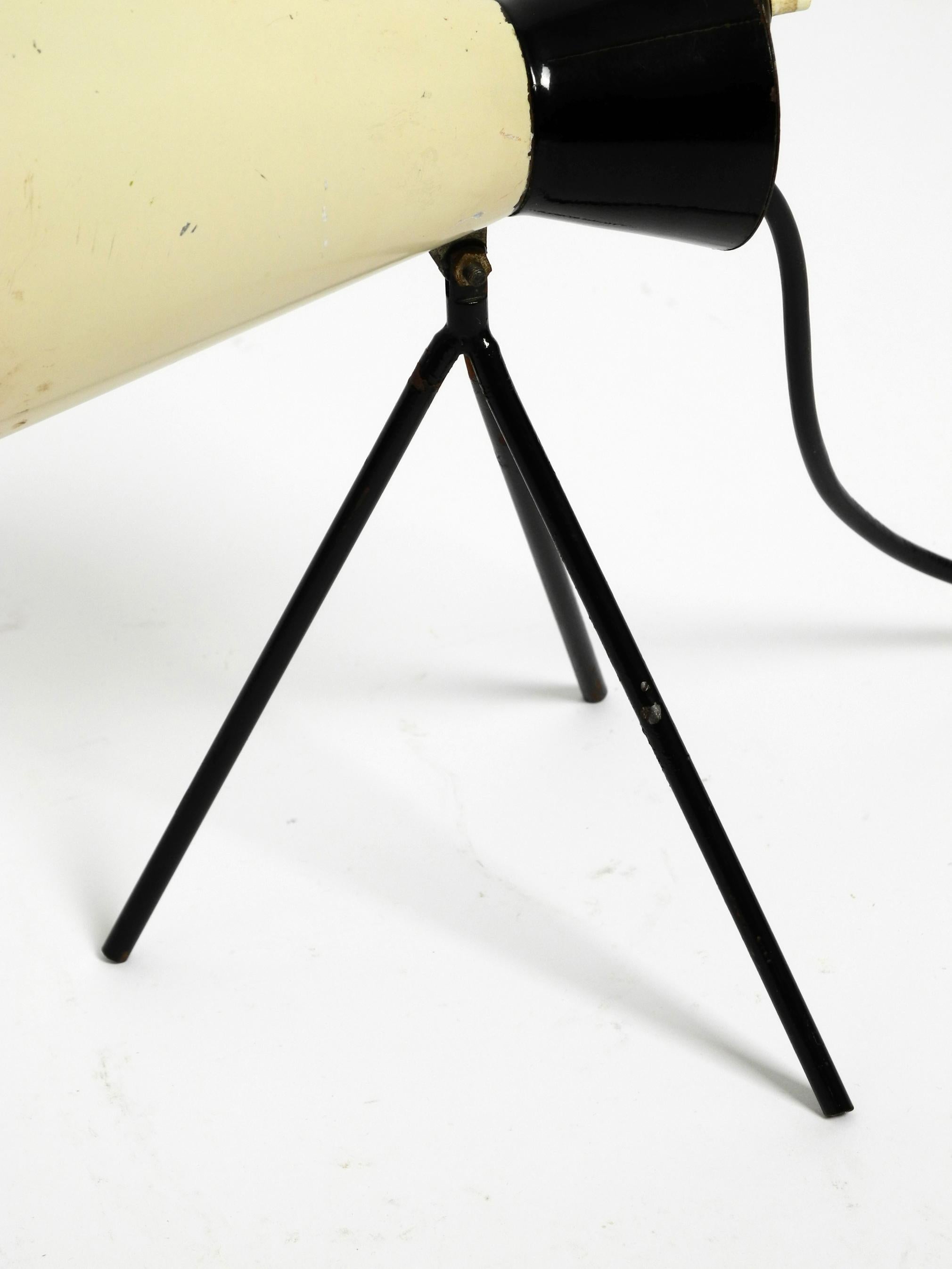 Great Mid Century Modern tripod table lamp by Josef Hurka for Napako Czech For Sale 5