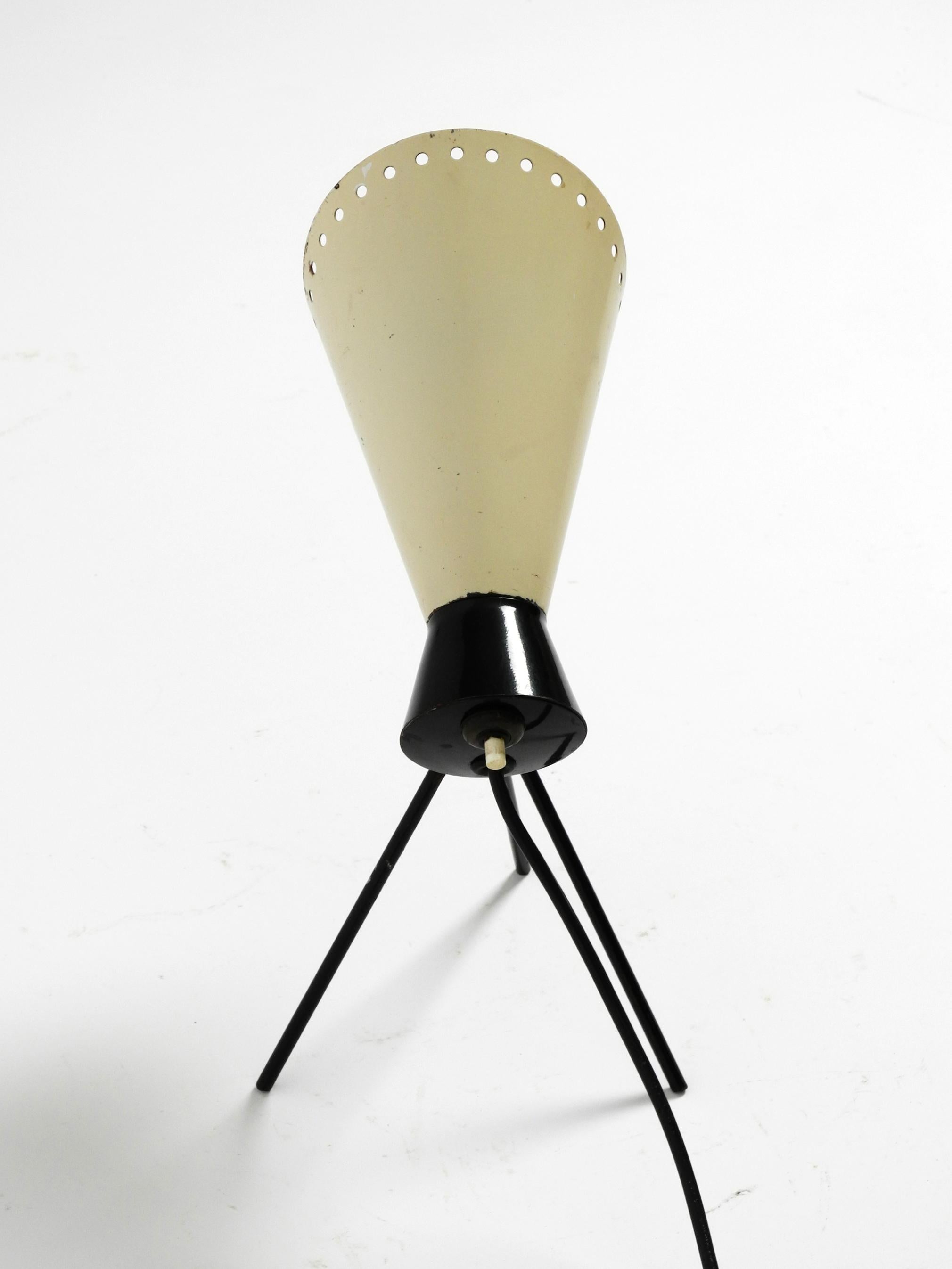 Superbe lampe de table tripode moderne du milieu du siècle dernier par Josef Hurka pour Napako Czech en vente 9