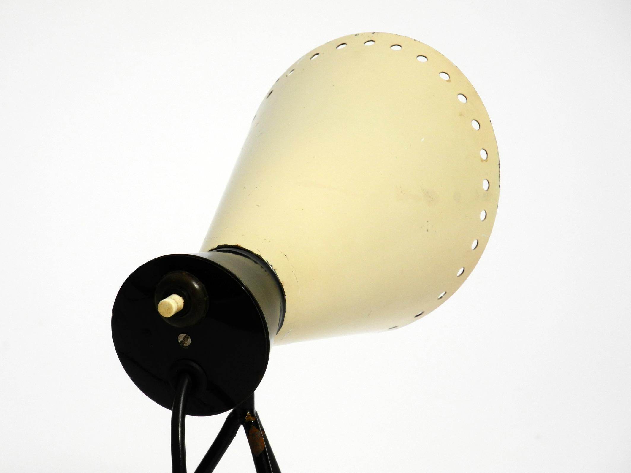 Superbe lampe de table tripode moderne du milieu du siècle dernier par Josef Hurka pour Napako Czech en vente 12
