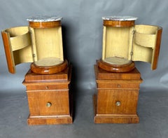 Great Pair of 19th century Biedermeier somnos