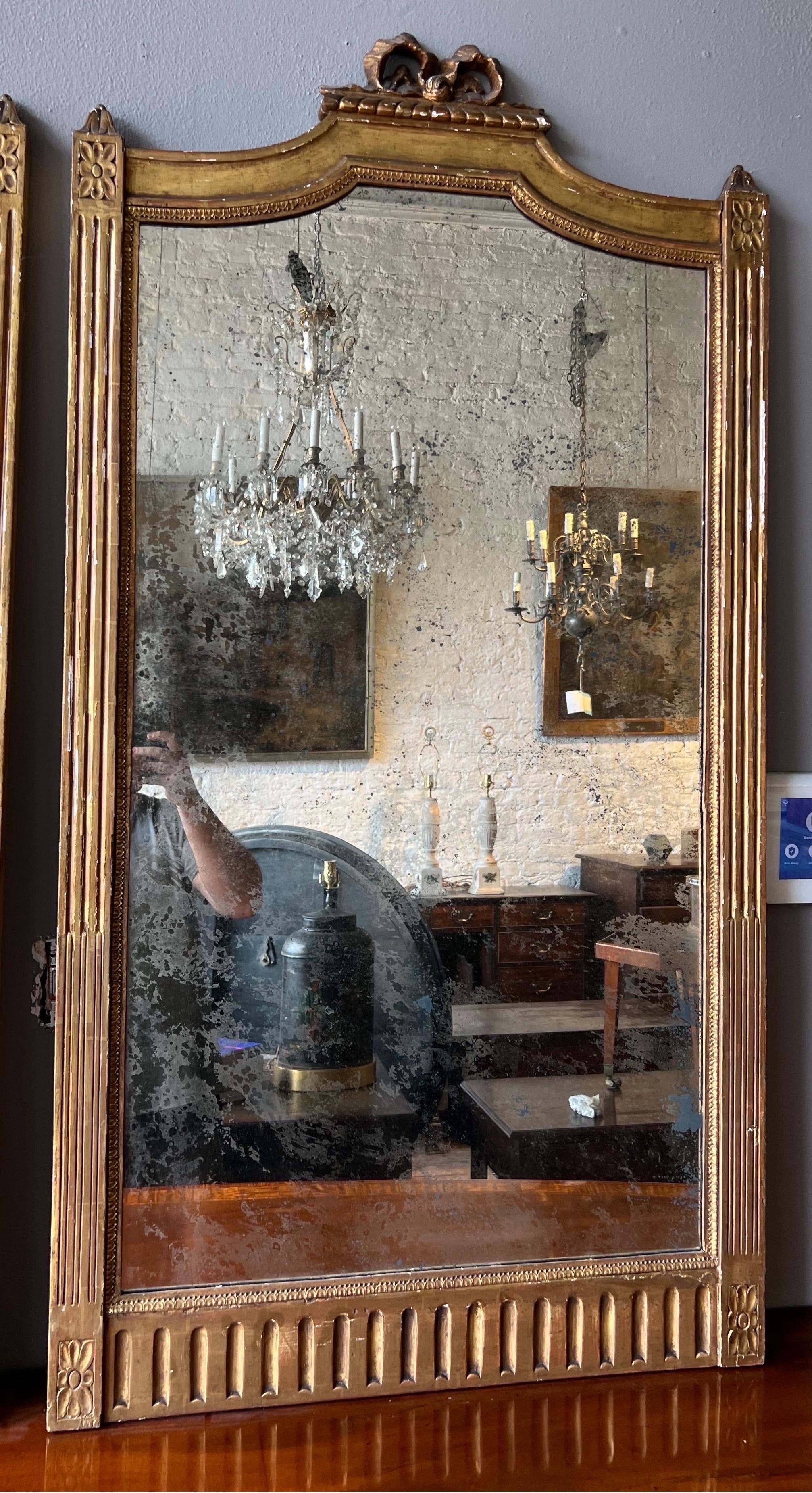 Great Pair of 19th Century French Mirrors In Good Condition In Charleston, SC