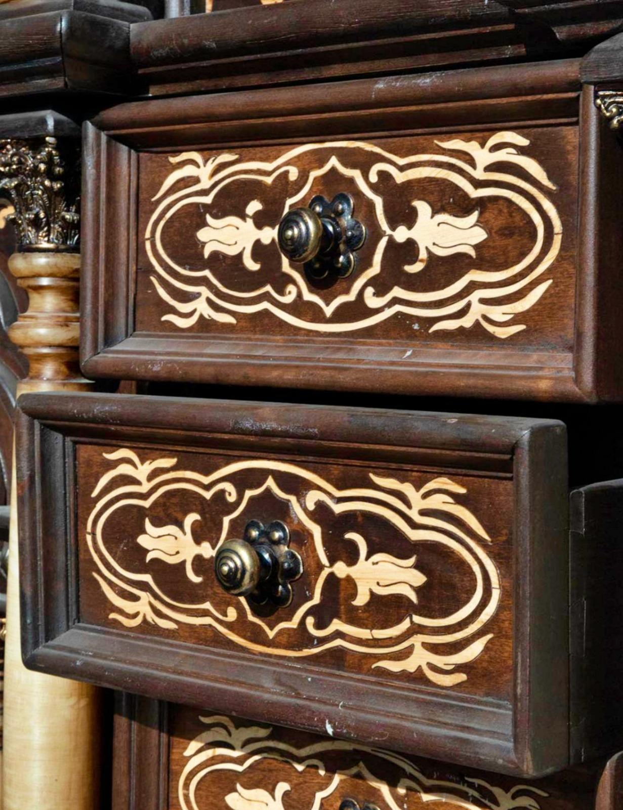Great Pair of Spanish (Toledo ) Bargueño Cabinets 19th Century 5