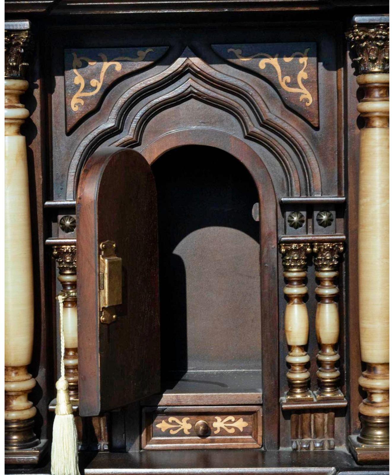 Great Pair of Spanish (Toledo ) Bargueño Cabinets 19th Century 1
