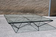 Great Paolo Piva B&B Italian Table Coffee Alanda Design Minimalist 1980 Black