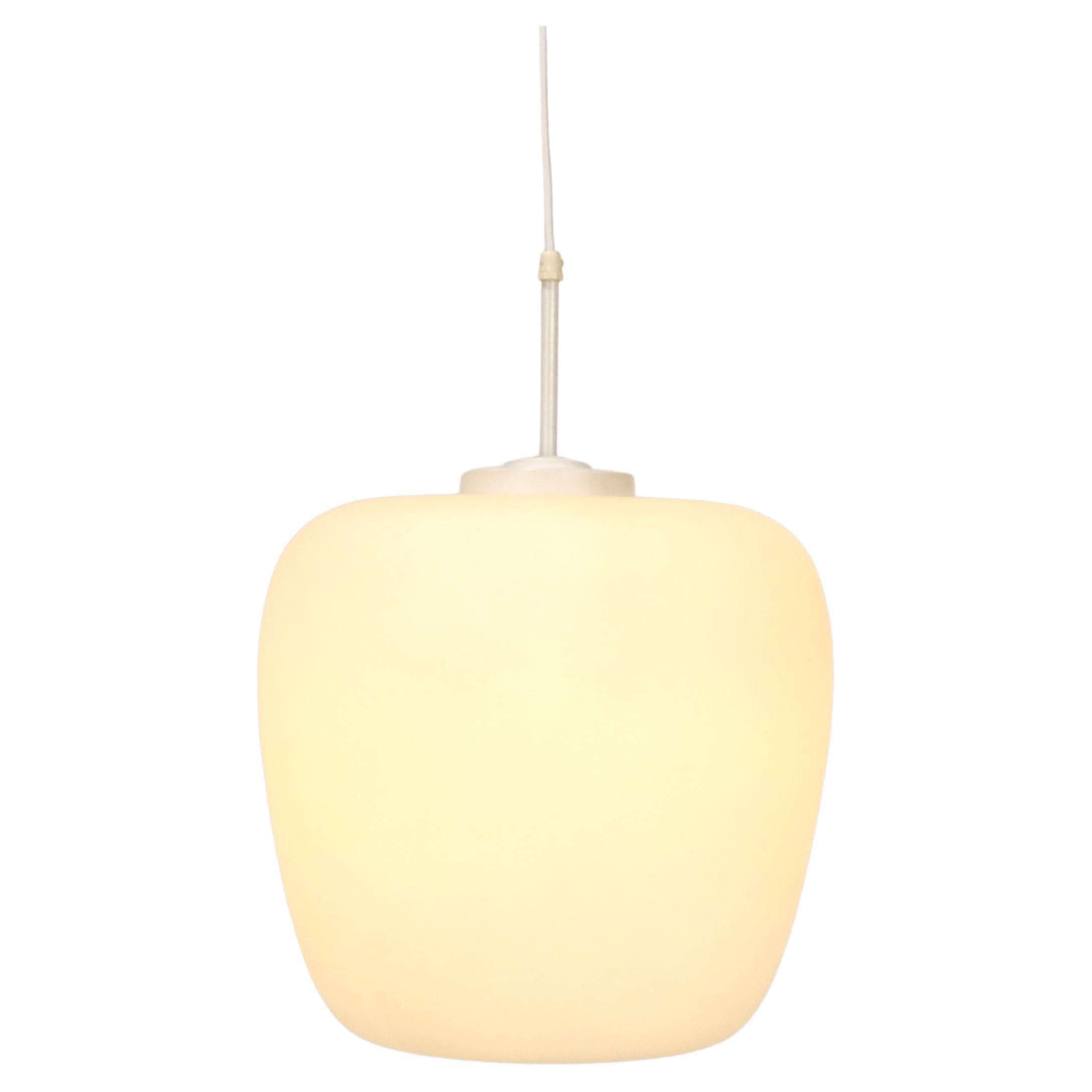 Great pendant lamp in the style of " Kina Lamp" by Bent Karlby For Sale