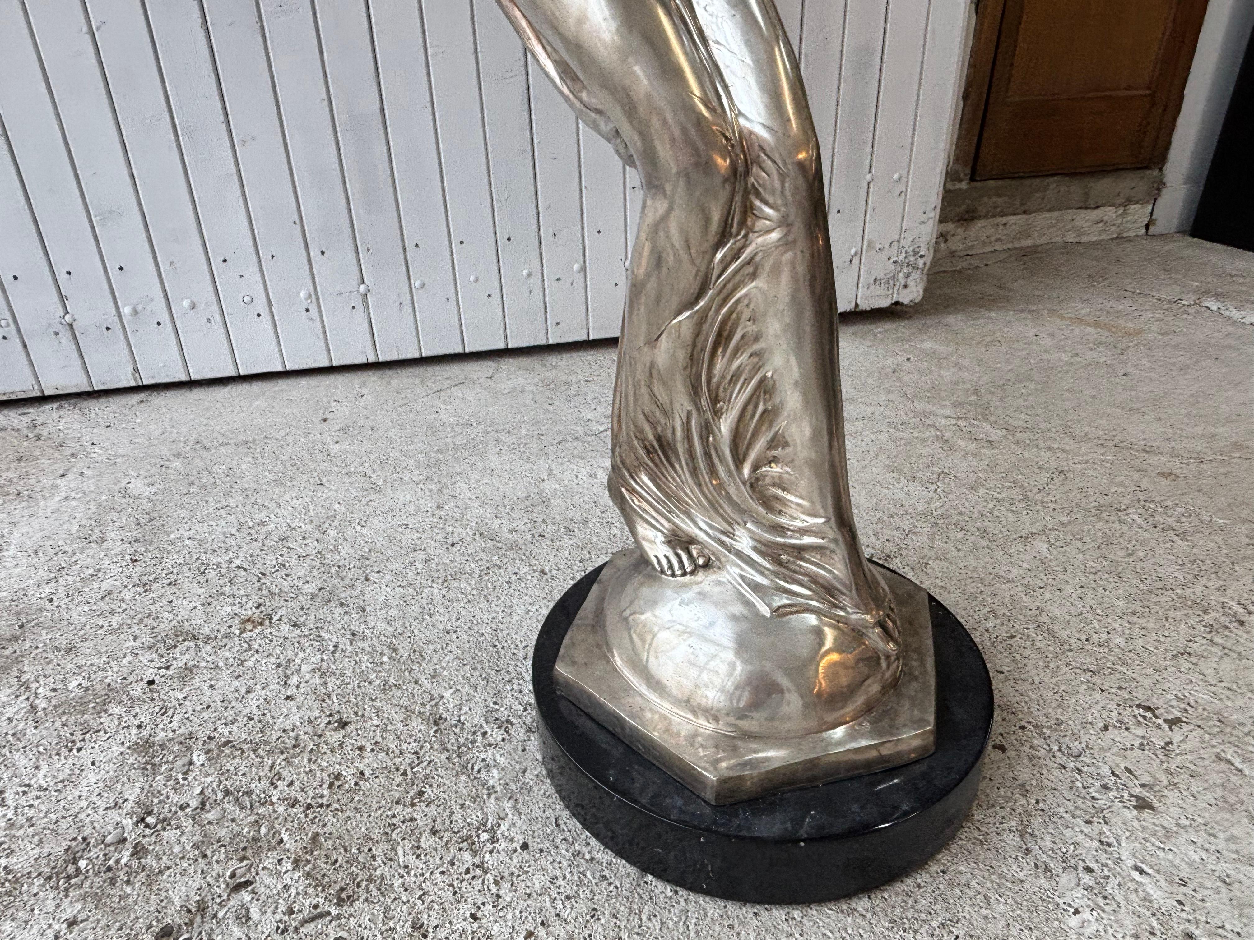 Great Rolls Royce Bronze Sculpture, Spirit Of Extasy For Sale 7