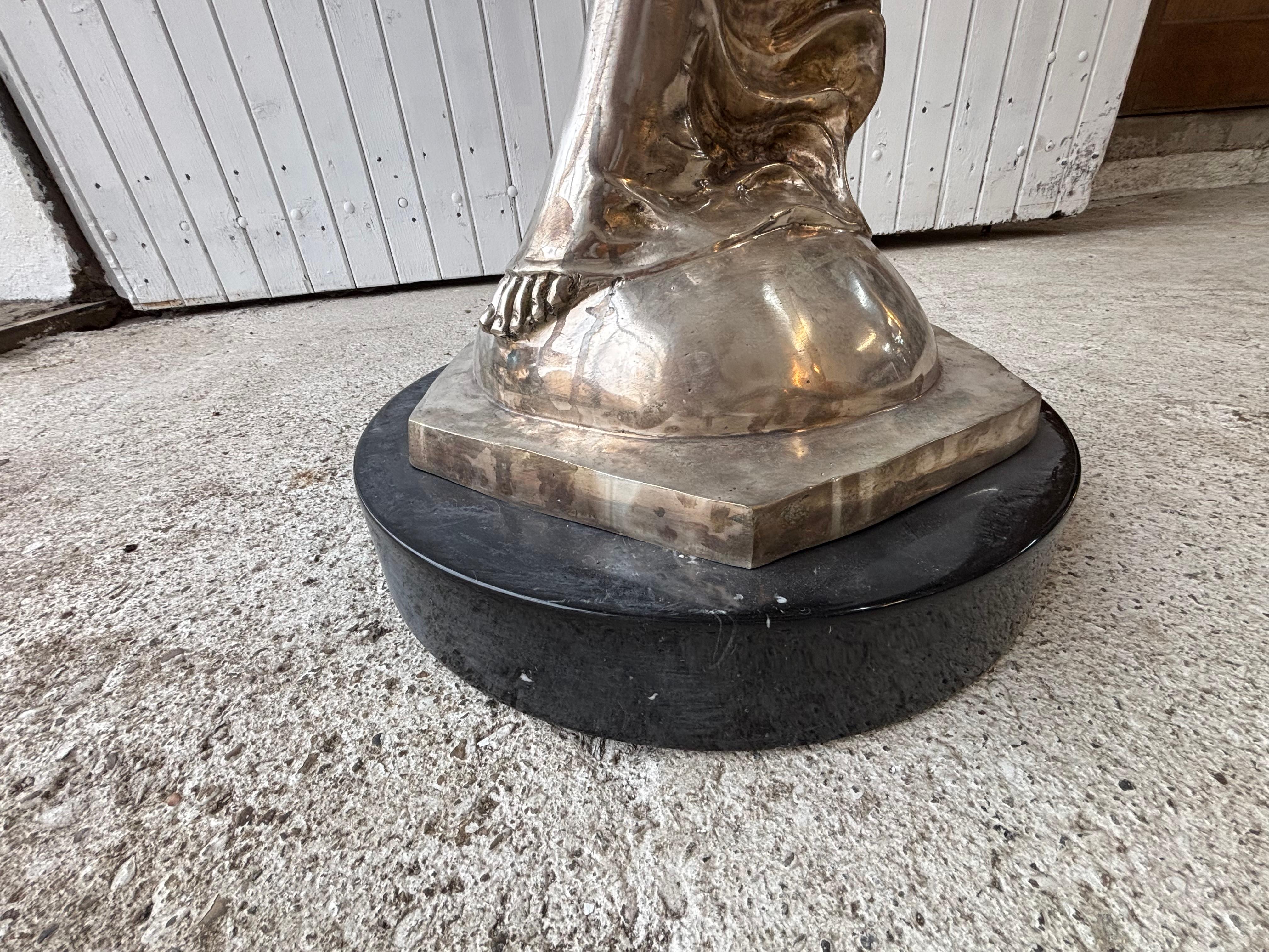 20th Century Great Rolls Royce Bronze Sculpture, Spirit Of Extasy For Sale