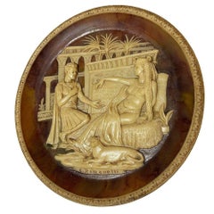 Great Romances Anthony And Cleopatra by Carl Romanelli Incolay Stone Plate