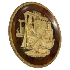 Great Romances Anthony And Cleopatra by Carl Romanelli Incolay Stone Plate