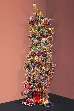 Grande scultura "Blanky Tree" 1996, di Monica Machado