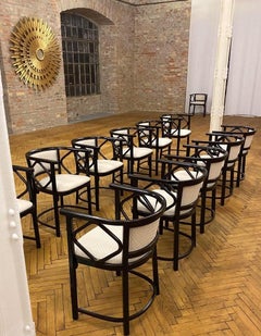 Grande set di 14 poltrone di Thonet, Austria Josef Hoffmann Design