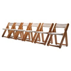 Great set of 6 Kon-Tiki dining chairs by Gillis Lundgren for Ikea Sweden