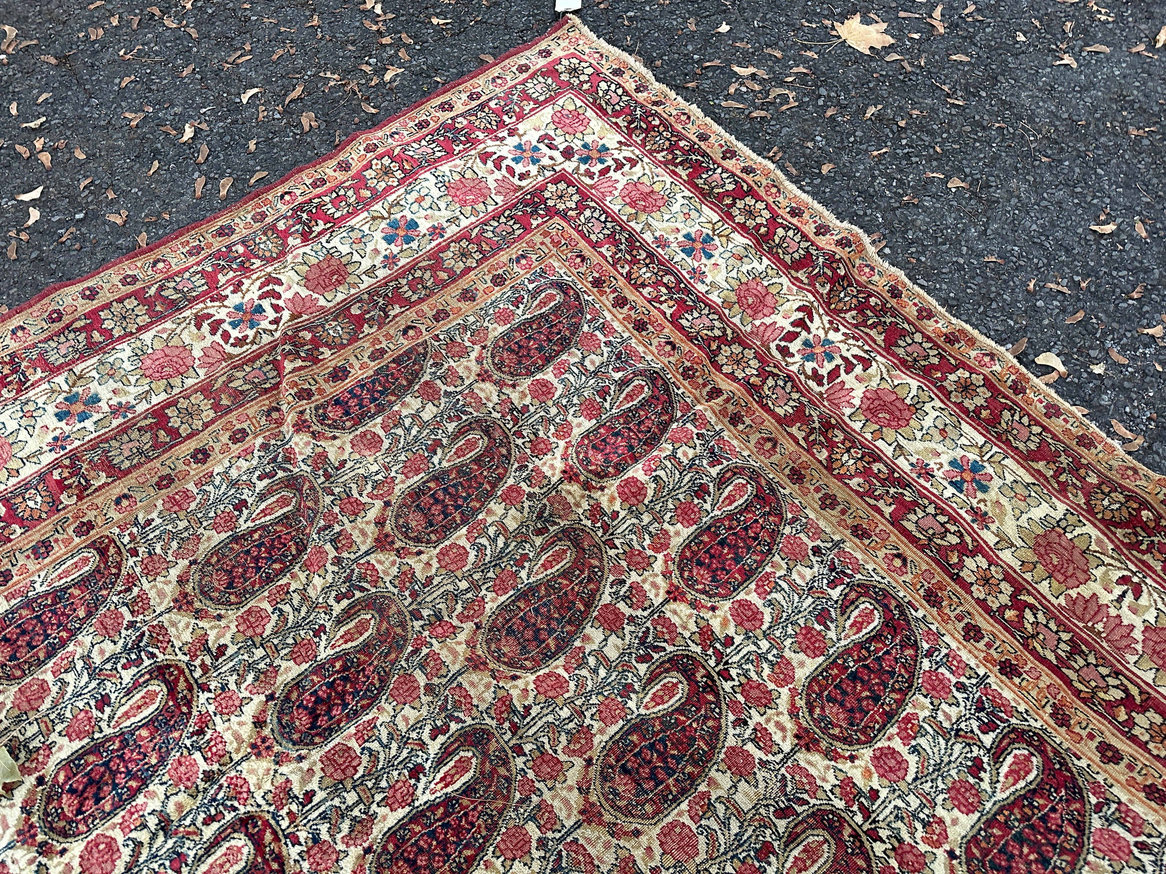 Untouched Antique Persian Lavar Kerman Rug circa 1890s - RR5128      MUST   SELL For Sale 6