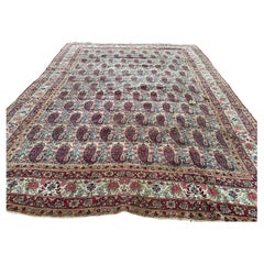 Tappeto antico persiano Lavar Kerman intatto del 1890 circa - RR5128      DEVE   VENDERE
