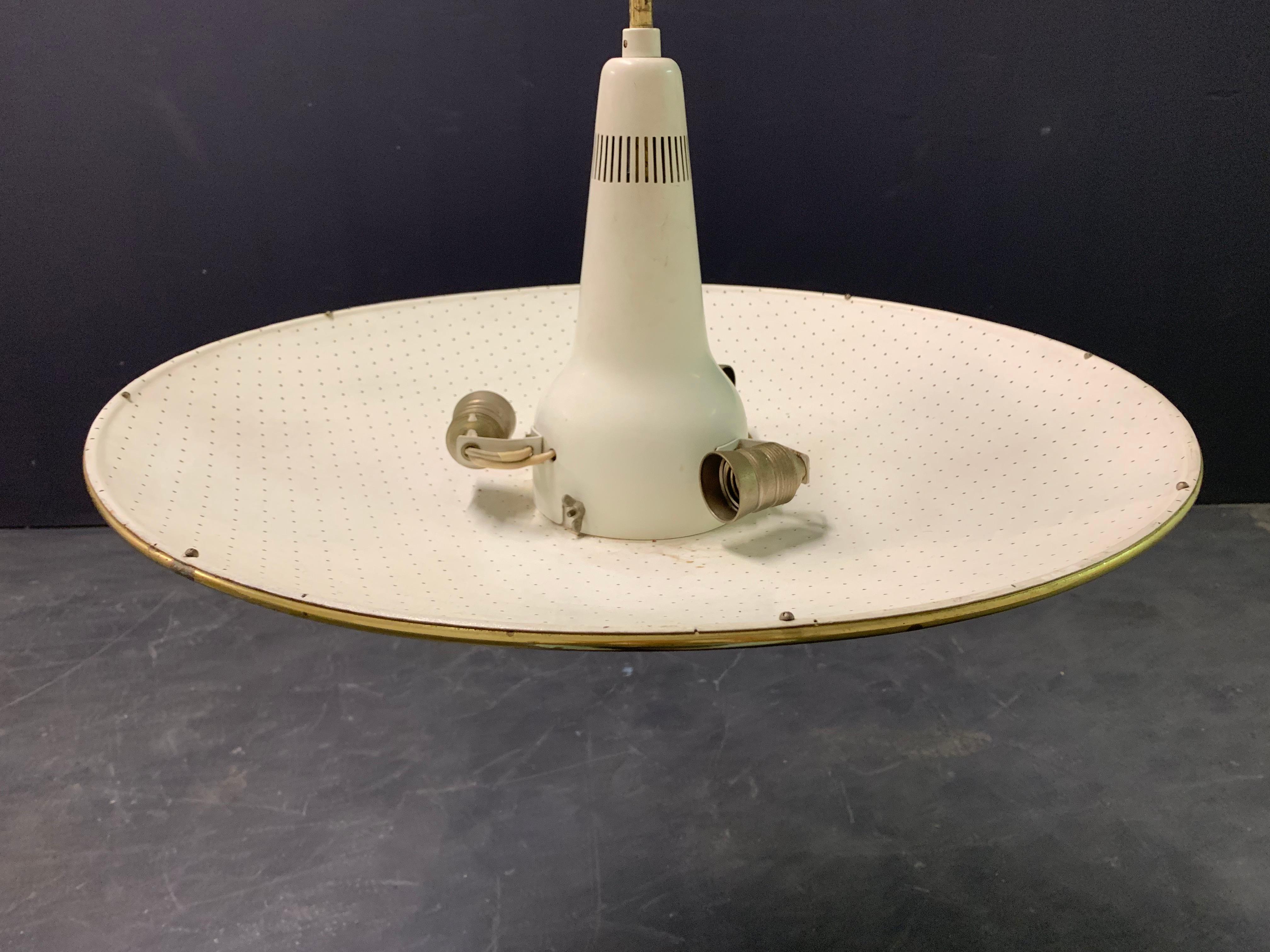 Great Uplight / Downlight Ceiling Lamp Attributed to Paavo Tynell In Good Condition In Munich, DE