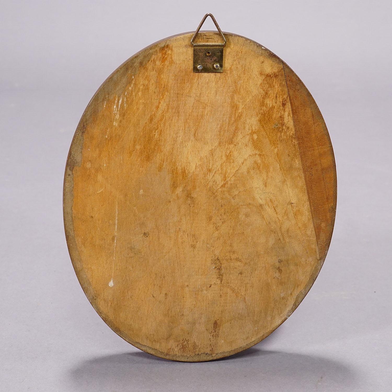 Gran placa tallada en madera con familia de ciervos, Brienz 1900s siglo XX en venta