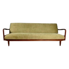 Greaves & Thomas Green Sofa Bed Mid Century Vintage Retro MCM