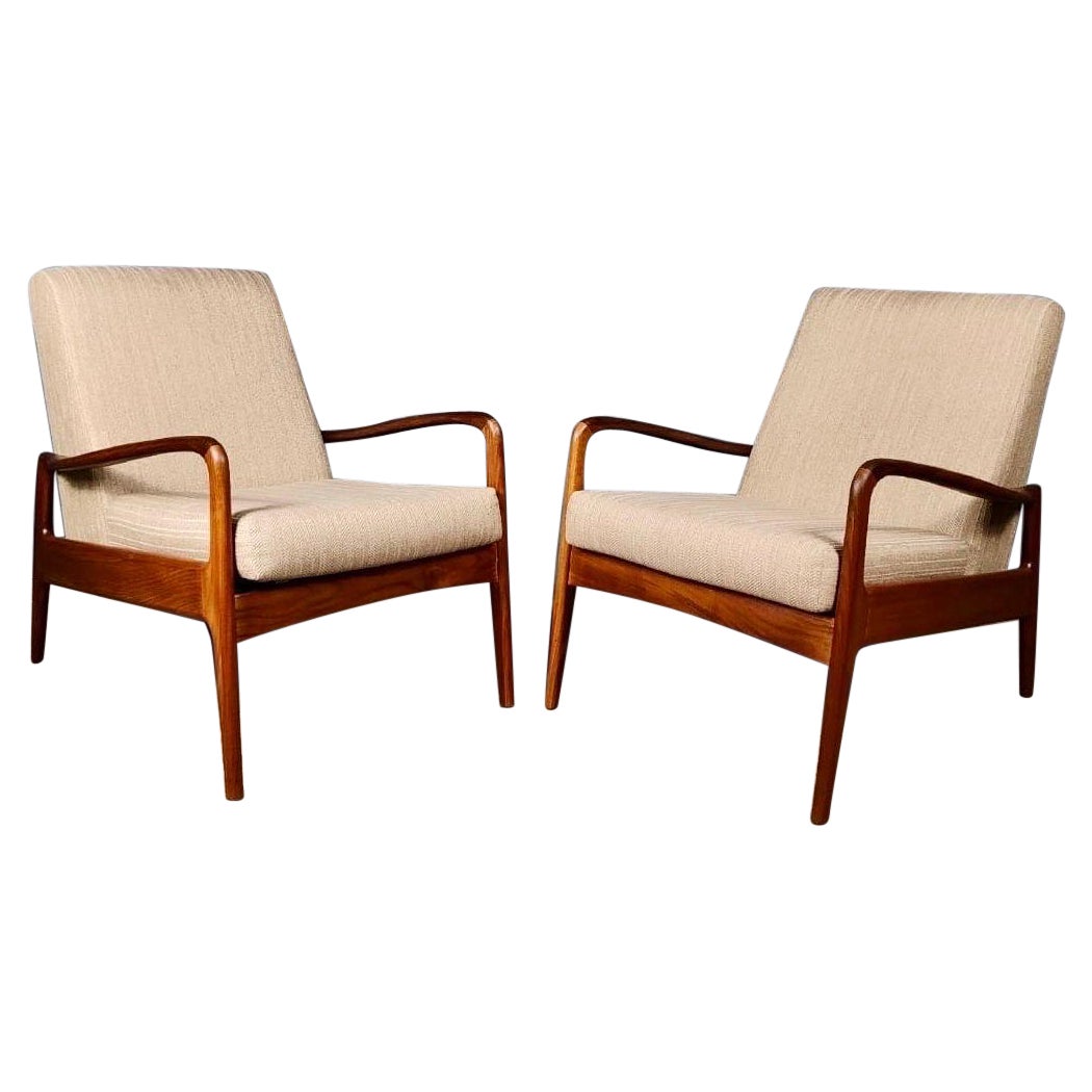 Greaves 
Thomas Pair Of Lounge Chairs Mid Century Vintage Retro MCM