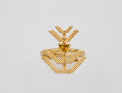 Greca-Ring aus 14 Karat Gelbgold