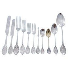 Grecian by Gorham Sterling Silver Flatware Service Rare circa 1861 Early 101 pcs