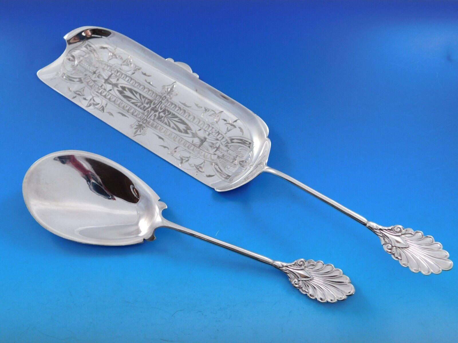 Servizio di posate in argento sterling Grecian by Gorham Raro, circa 1861, 140 pezzi in vendita 4