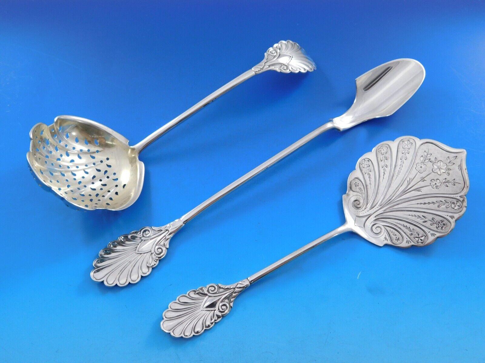 Servizio di posate in argento sterling Grecian by Gorham Raro, circa 1861, 140 pezzi in vendita 2