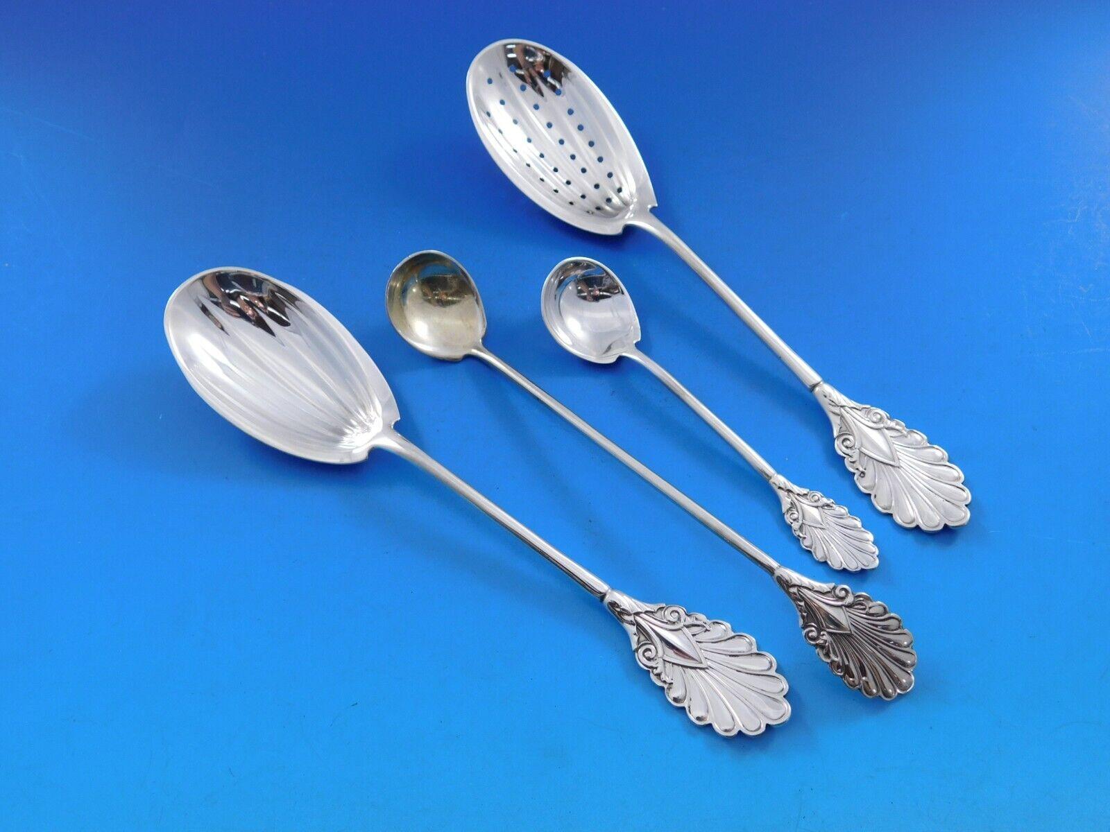 Servizio di posate in argento sterling Grecian by Gorham Raro, circa 1861, 140 pezzi in vendita 3
