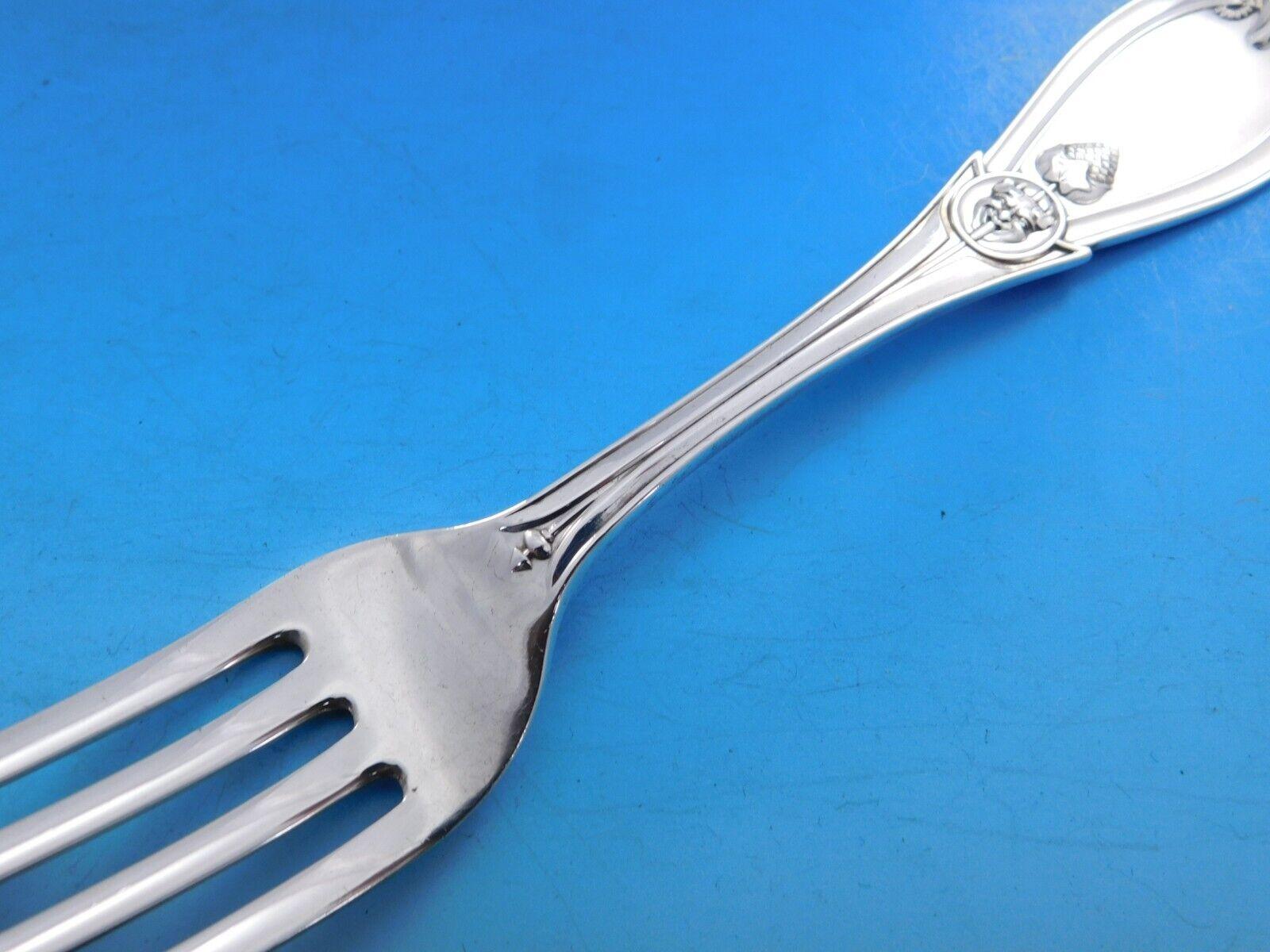 Argento 925 Grecian by Whiting Set di posate in argento Sterling 23 pezzi Raro Figurale in vendita