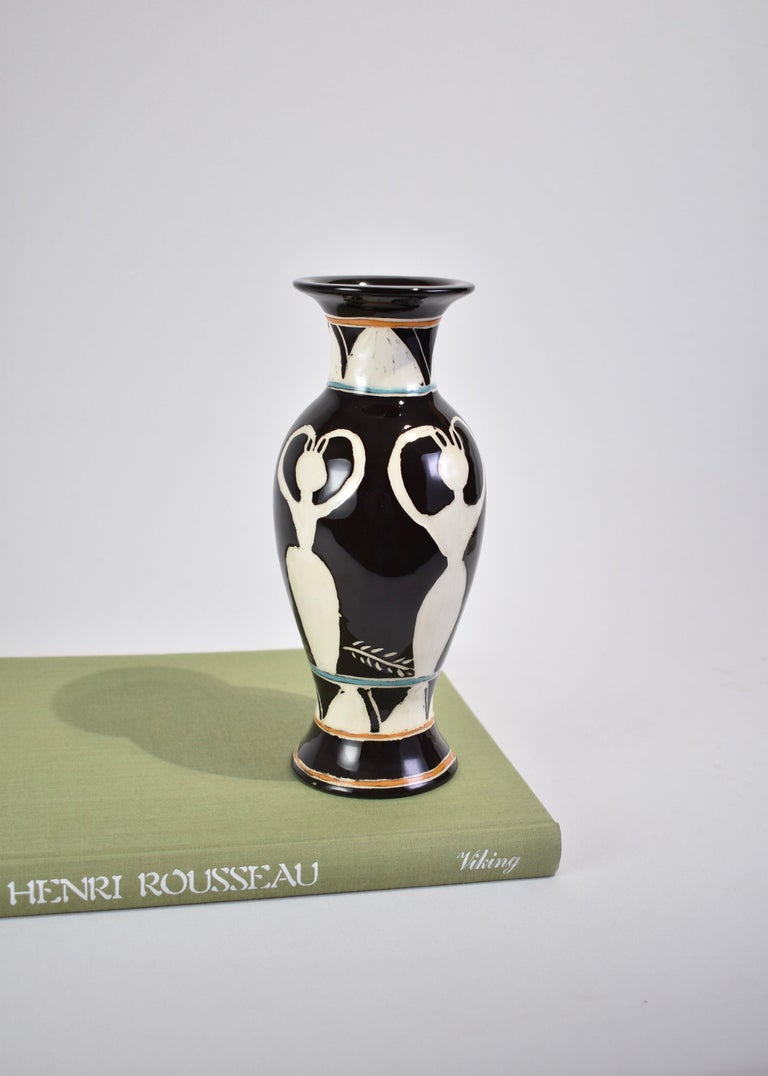 Grecian Ceramic Vase at 1stDibs