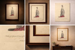 Grecian Woman of Meteline Costume Print, Hand-Colored Jefferys 1749