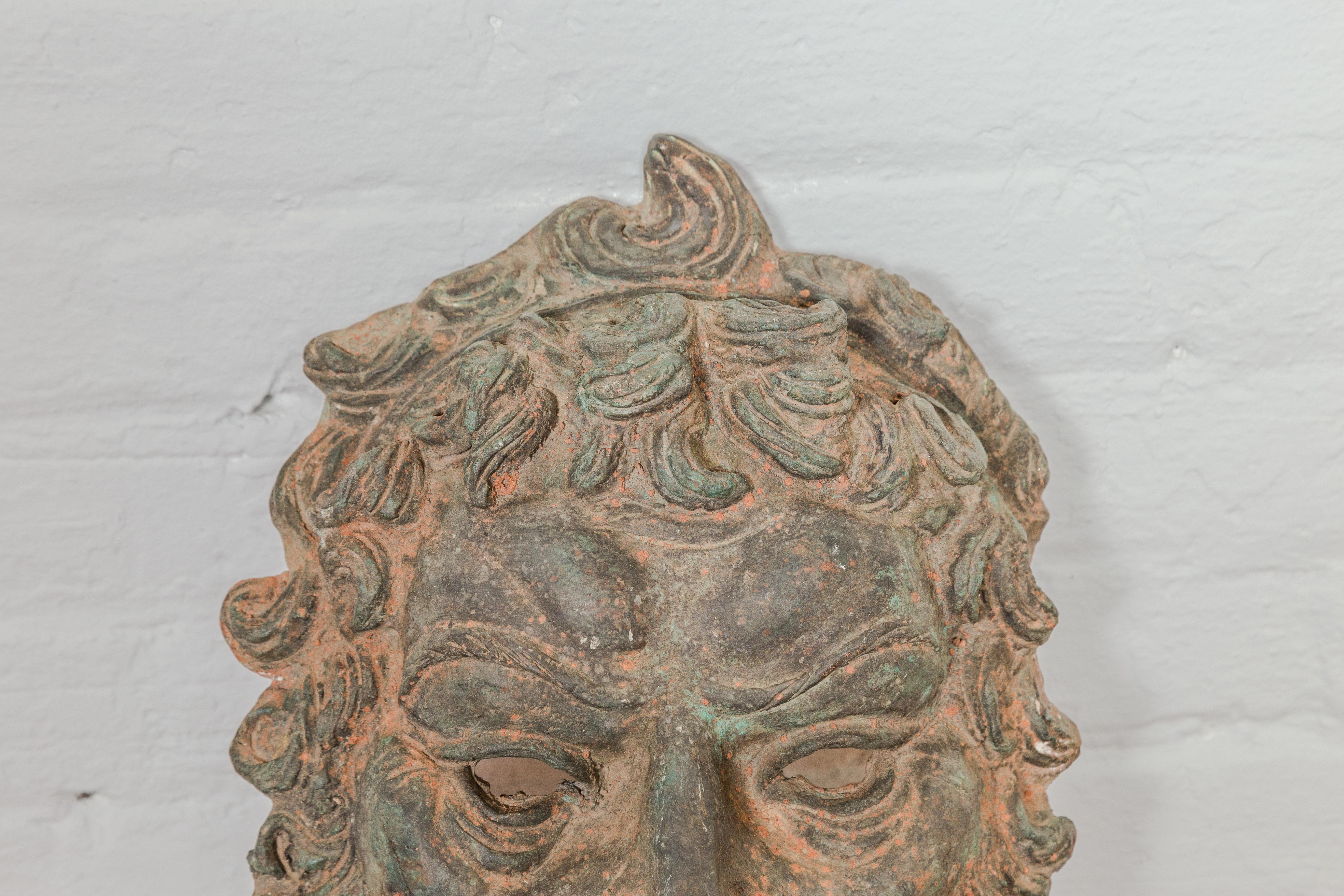 Greco Roman Style Bronze Wall Fountain Head with Great Character 1