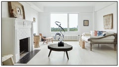 Antonio Grediaga Kieff Large Original Bronze Abstract Sculpture Signed Silver