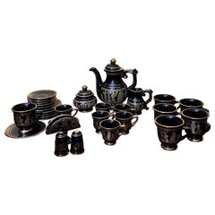 Greece 24k Gold 30 Pieces Tea Set