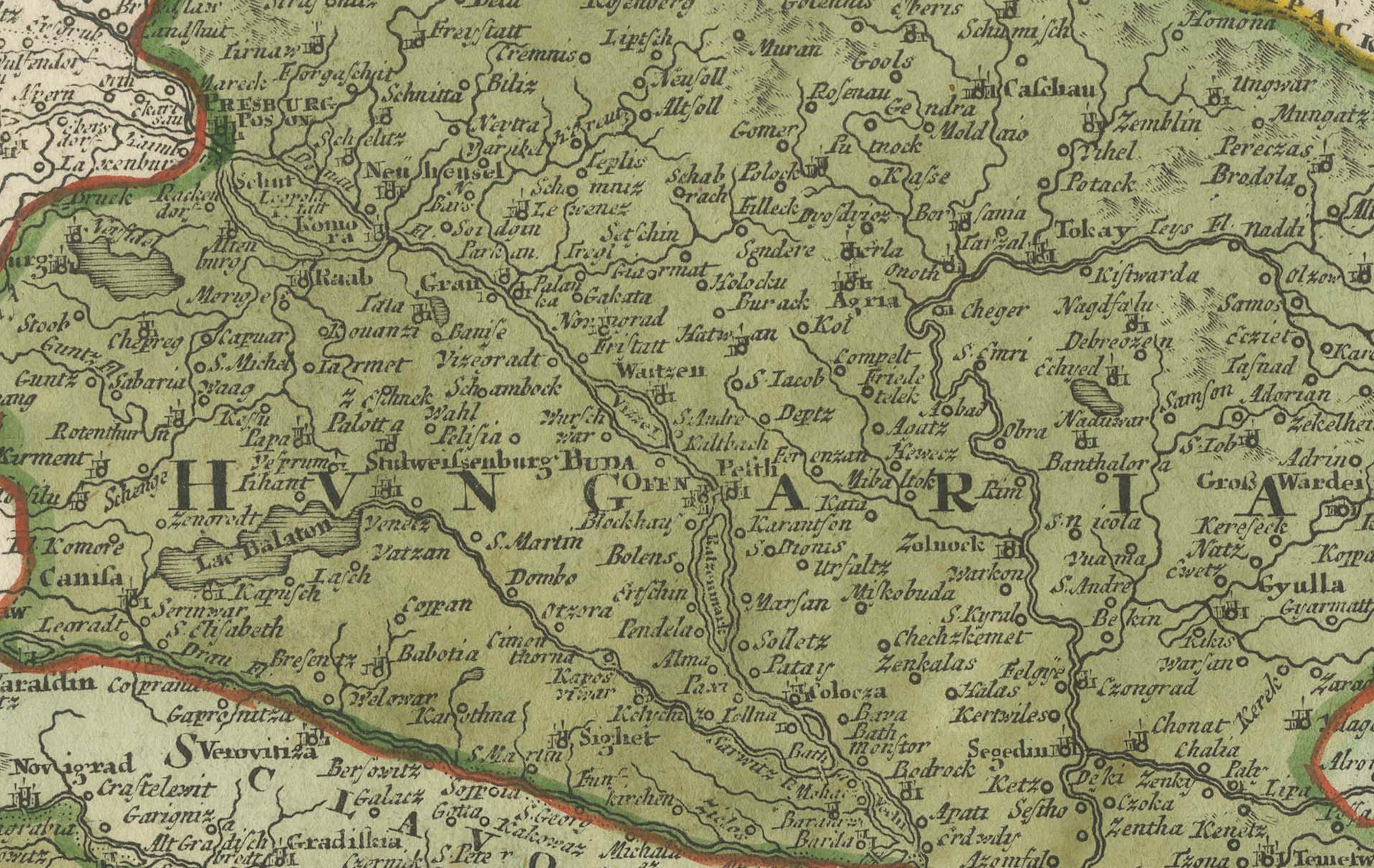 European Greece and Ottoman Balkans Map – Homann Engraving ca. 1720 For Sale