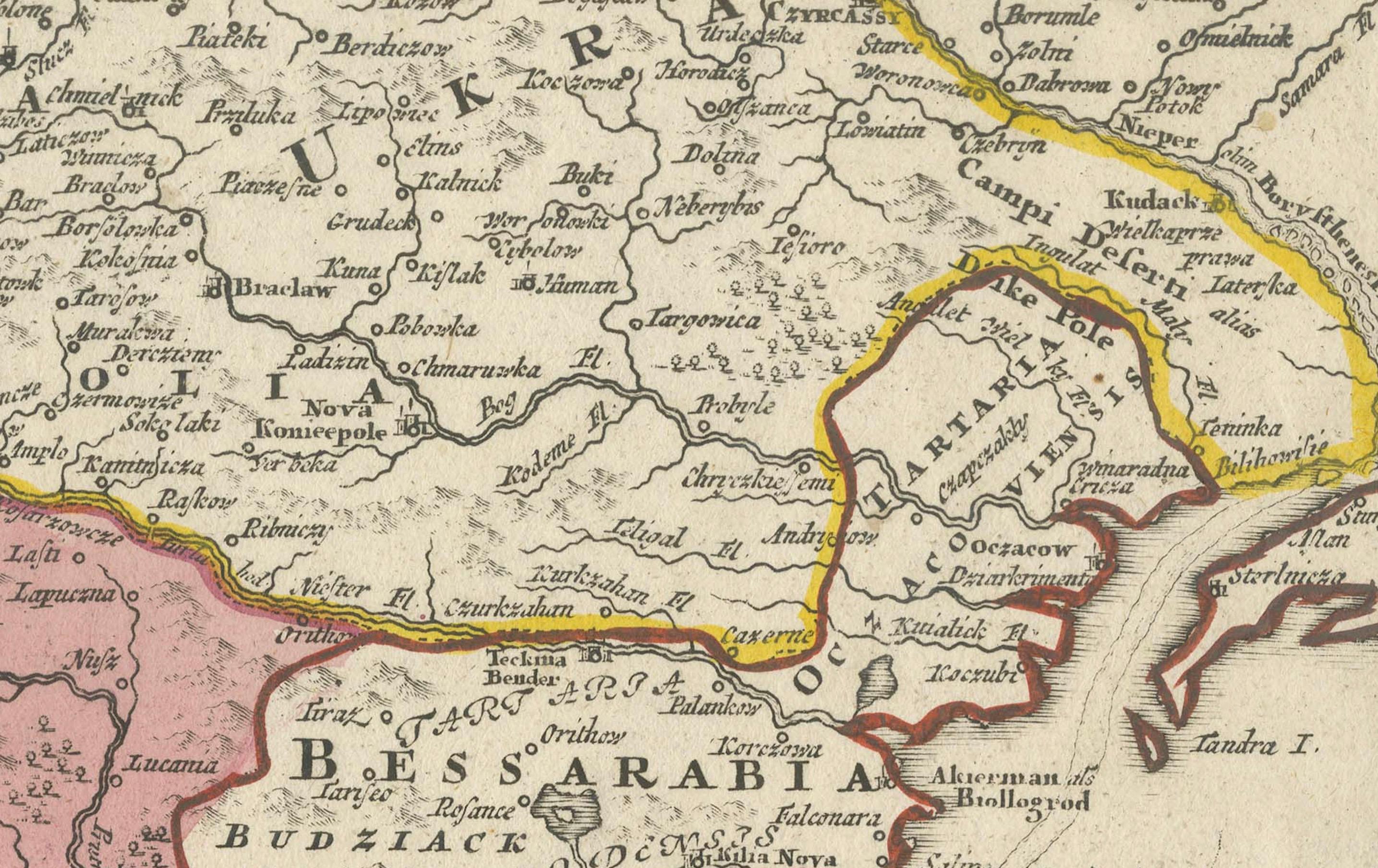 18th Century and Earlier Greece and Ottoman Balkans Map – Homann Engraving ca. 1720 For Sale