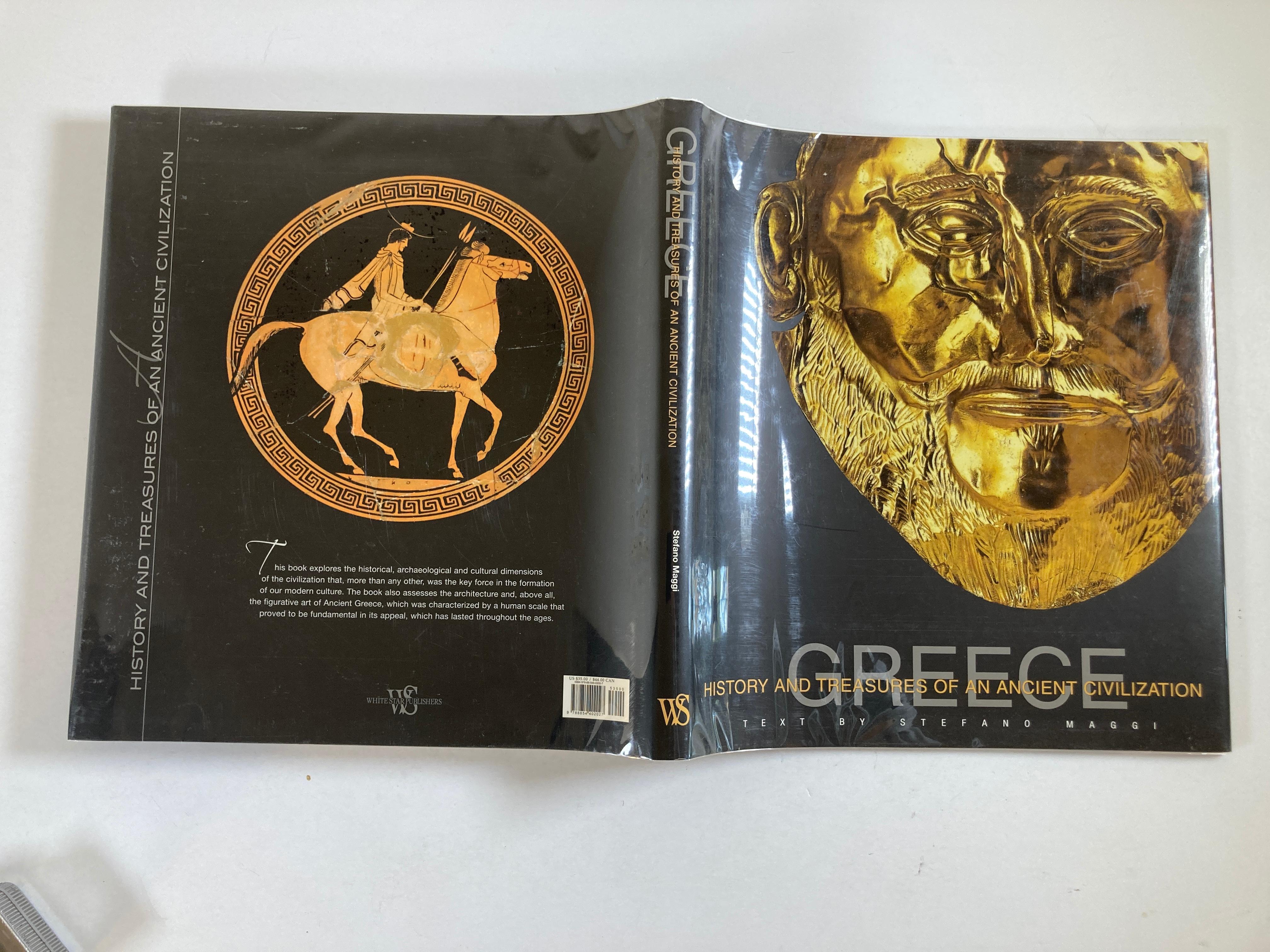 Greek Greece History and Treasures of an Ancient Civilization Hardcover Book