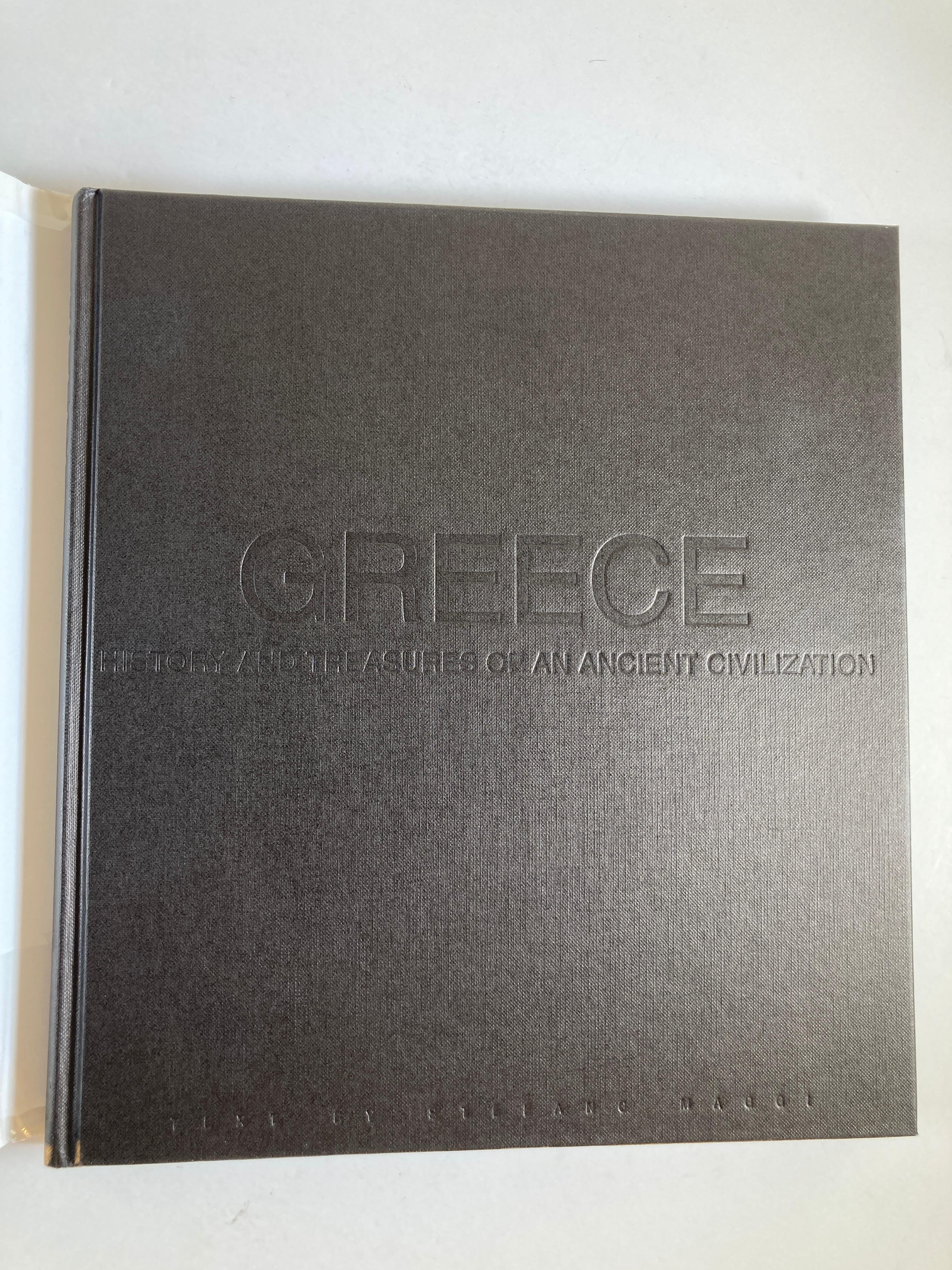 Greece History and Treasures of an Ancient Civilization Hardcover Book In Good Condition In Moreno Valley, CA