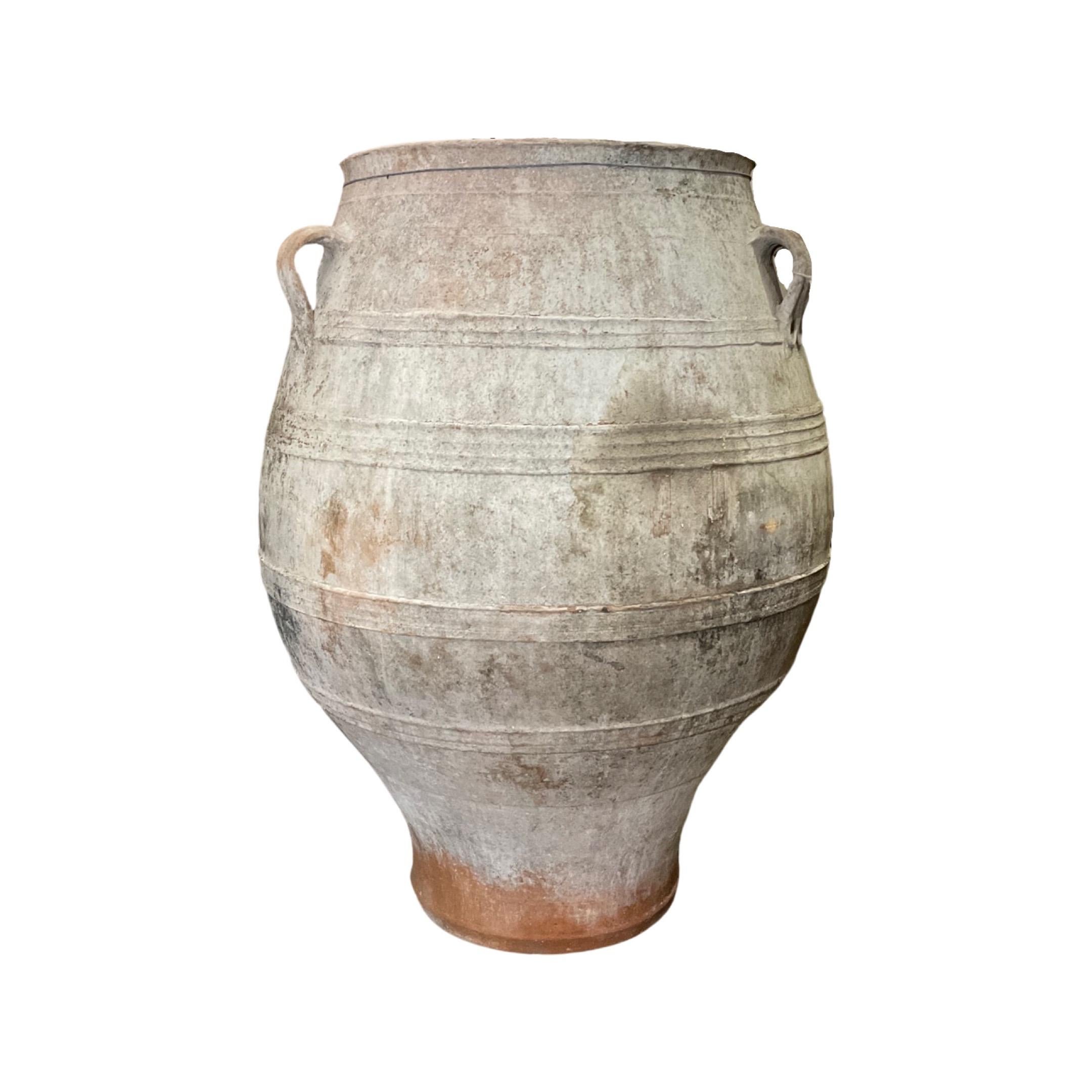 Bring a touch of traditional elegance to your outdoor space with this Greece Terracotta Planter. Crafted from high-fired clay and featuring an 18th century design, this durable planter is frost-proof and designed to last a lifetime. Enhance any