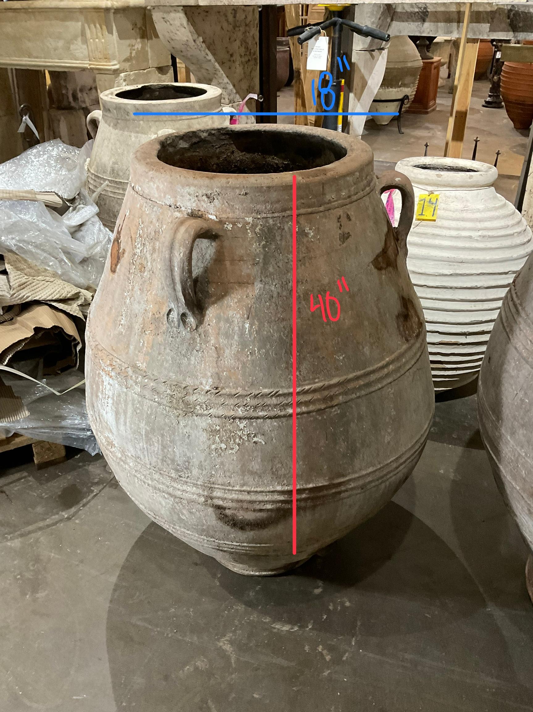 Terre cuite Jardinière en terre cuite de Grèce en vente