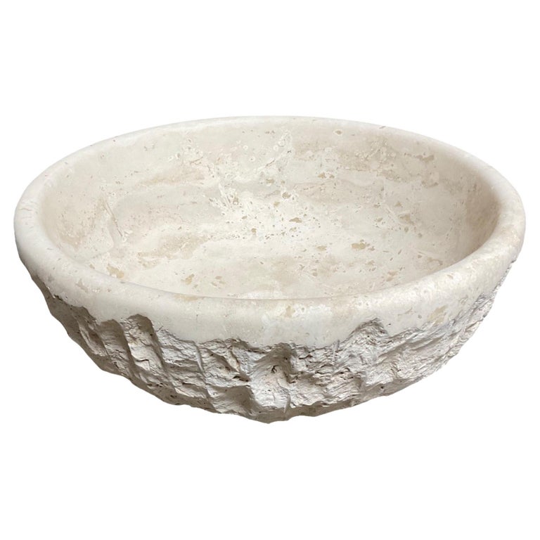 Greece Travertine Sink Bowl For Sale at 1stDibs