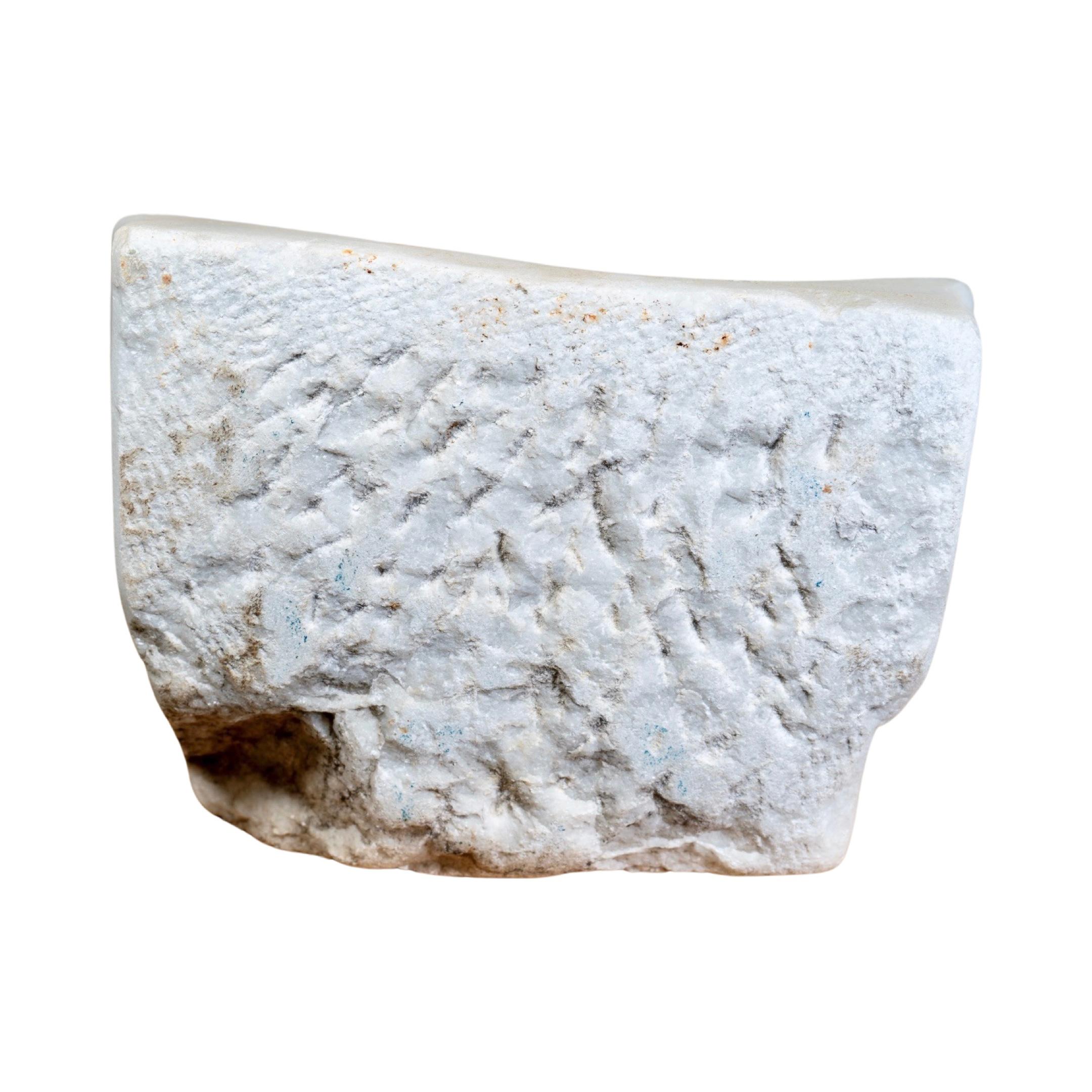 Grèce Évier en marbre de Carrare veiné de blanc en vente 1
