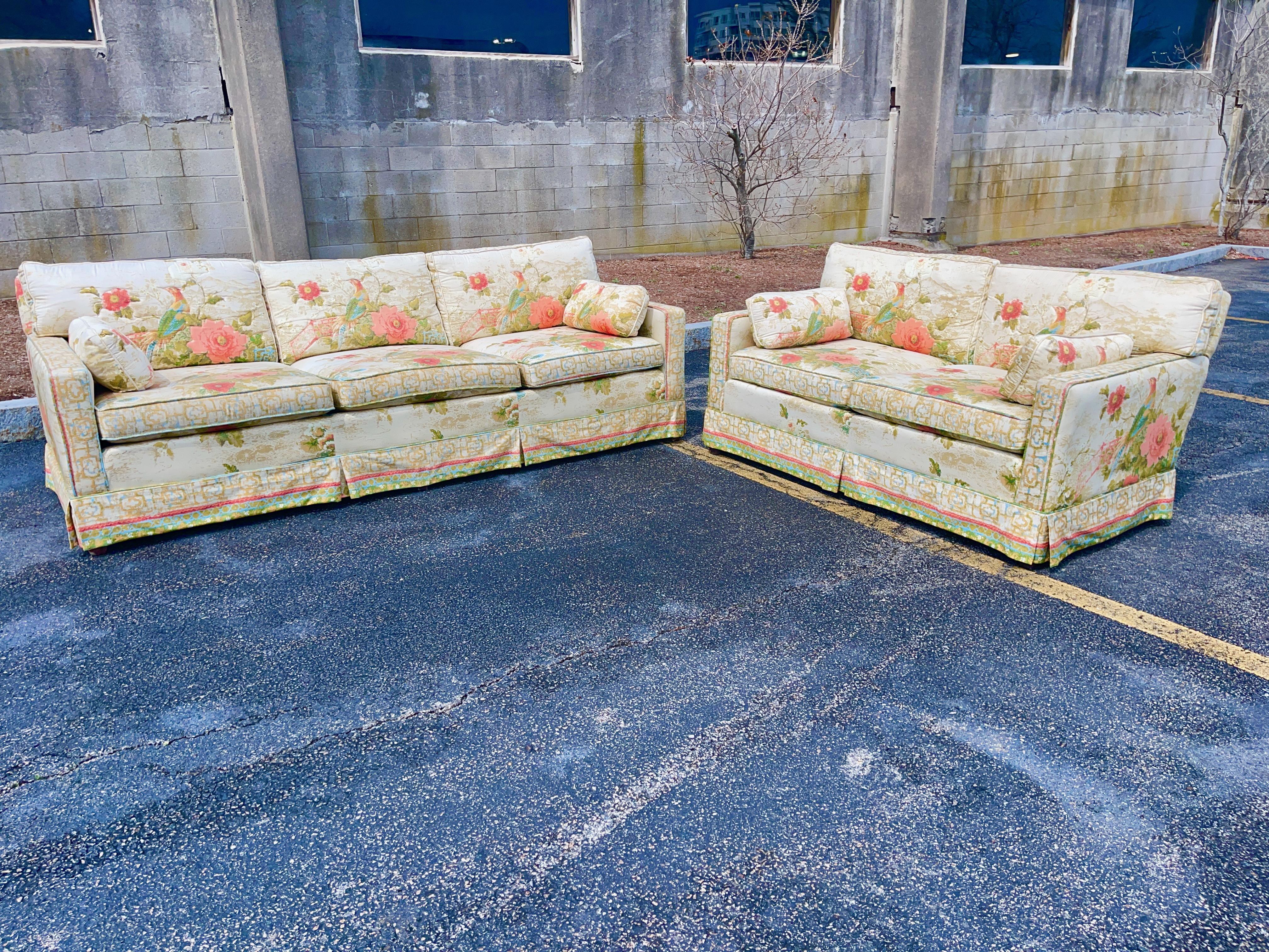 Greef-Warner Peony Garden Sofa For Sale 5