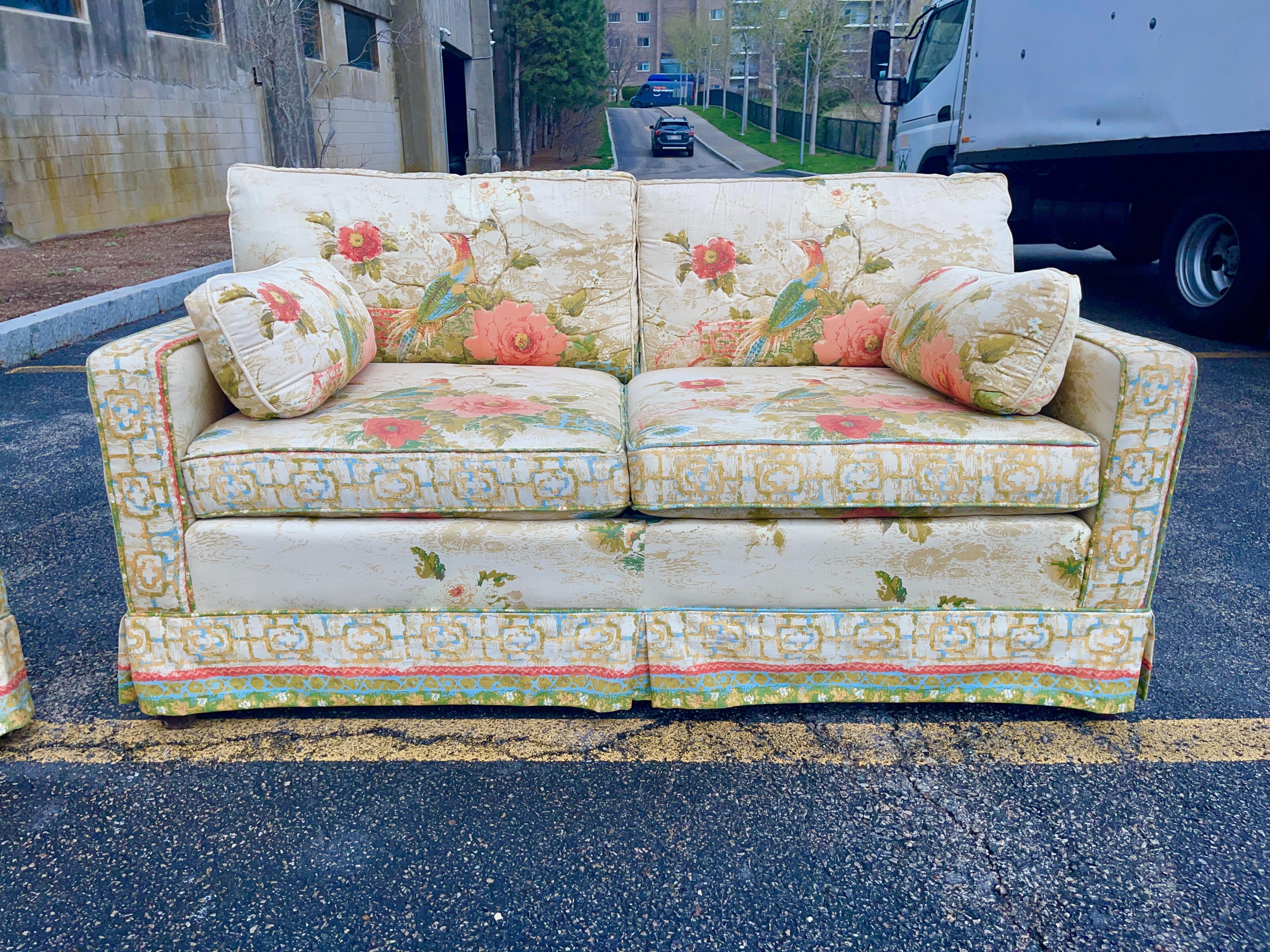 Greef-Warner Peony Garden Sofa For Sale 1