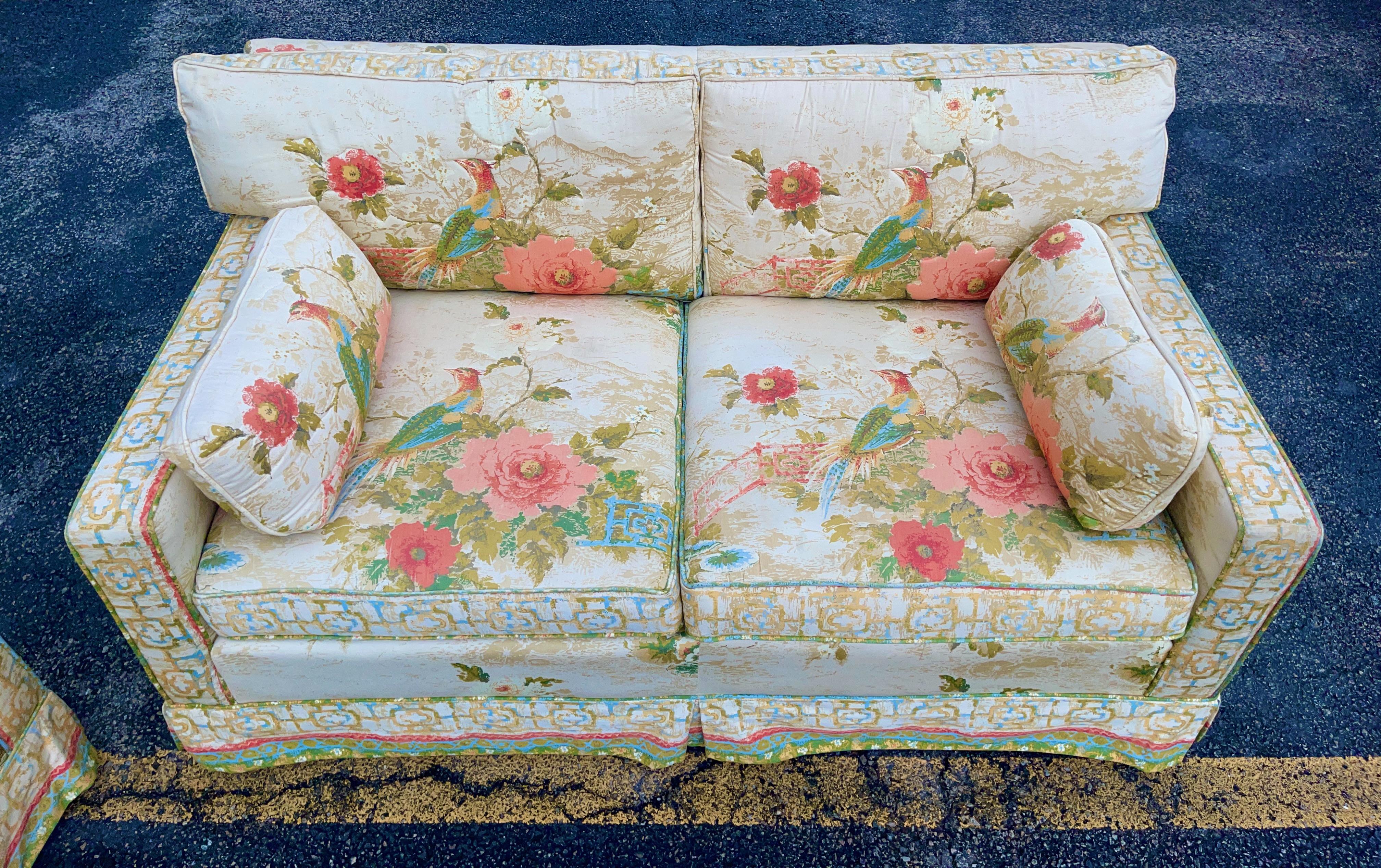 Greef-Warner Peony Garden Sofa For Sale 2