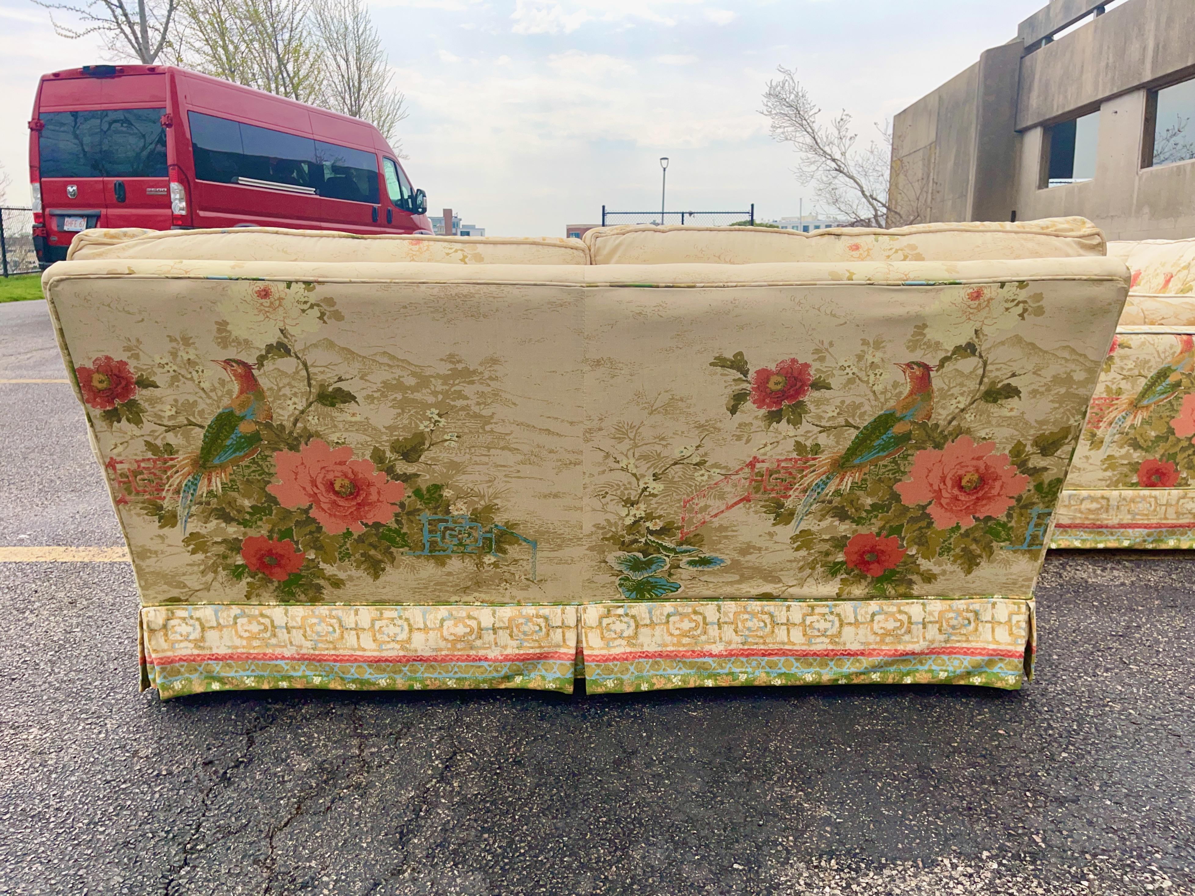 Greef-Warner Peony Garden Sofa For Sale 3