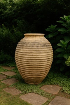 Greek 19th Century Terracotta Olive Oil Jar