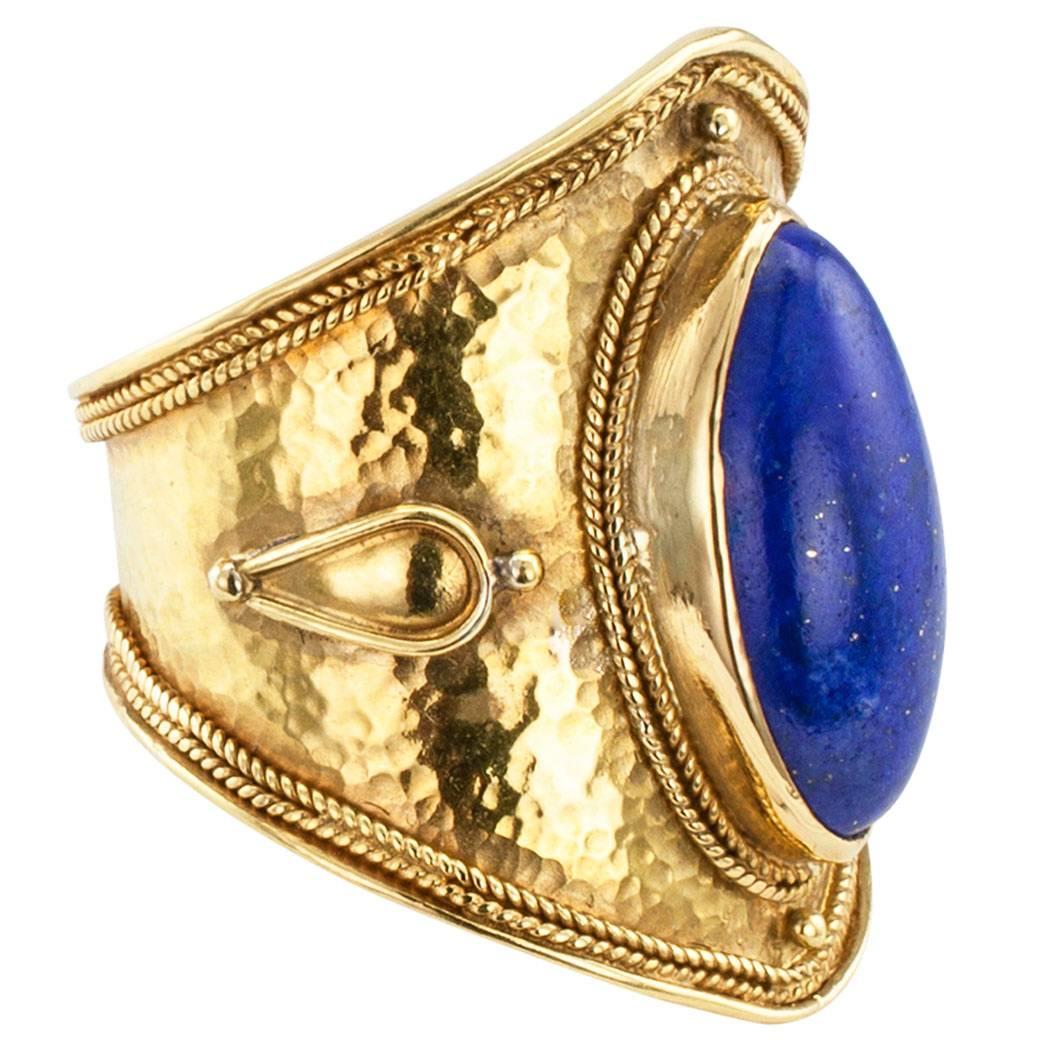 lapis lazuli ring gold