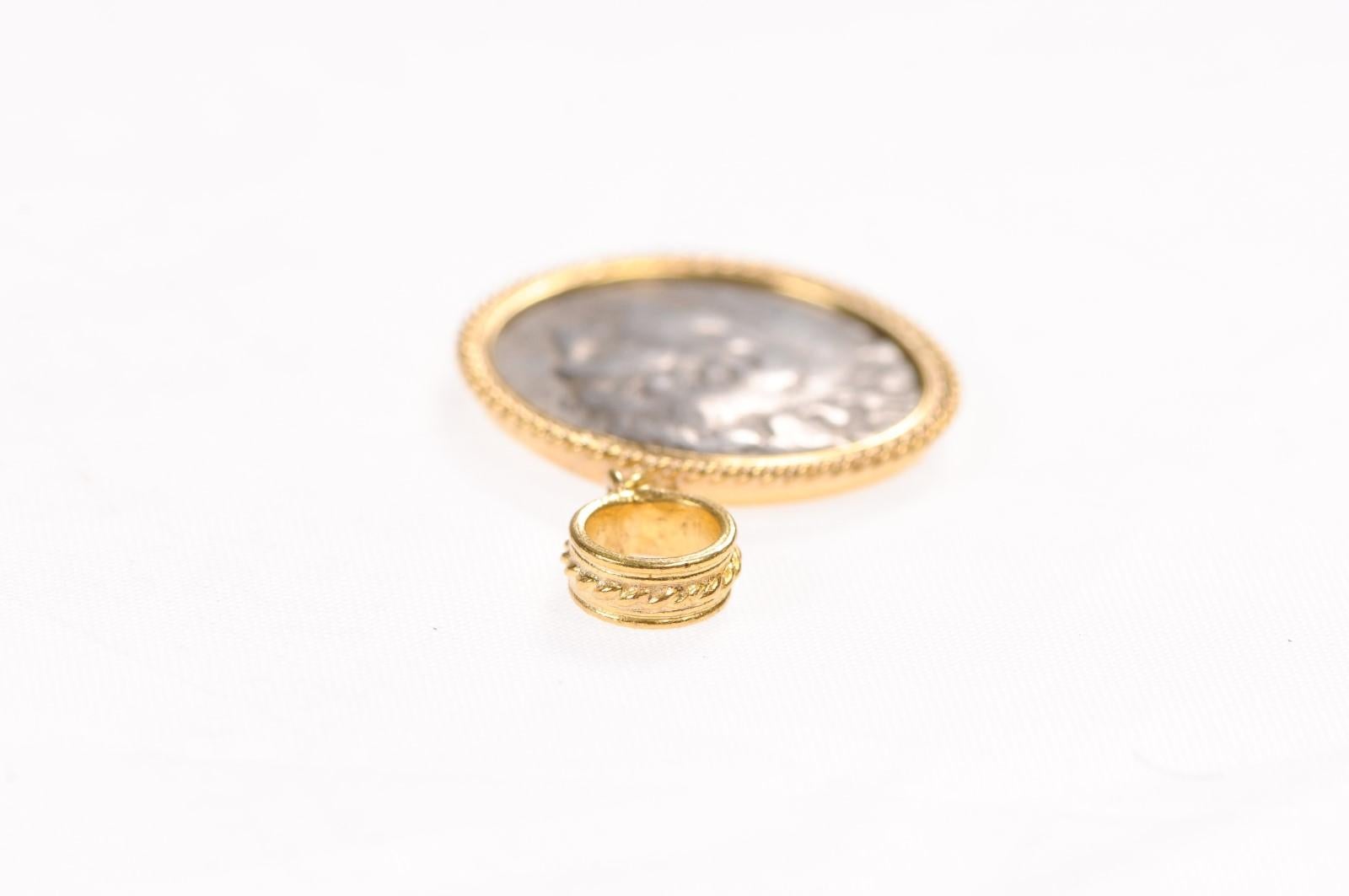 Griechischer Münz-Anhänger aus dem 4. Jahrhundert BC (pendant nur) im Angebot 2